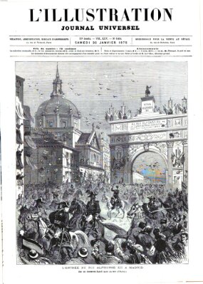 L' illustration Samstag 30. Januar 1875