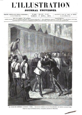 L' illustration Samstag 17. April 1875