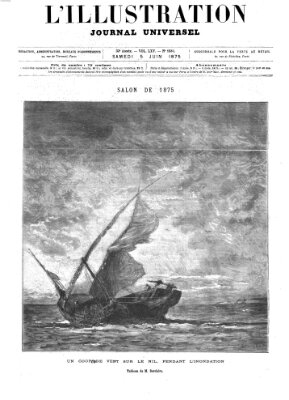 L' illustration Samstag 5. Juni 1875