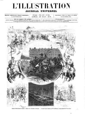 L' illustration Samstag 28. August 1875