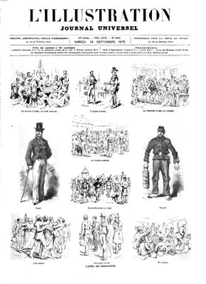 L' illustration Samstag 18. September 1875