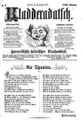 Kladderadatsch Sonntag 24. Januar 1875