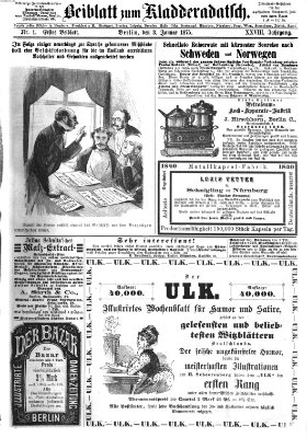 Kladderadatsch Sonntag 3. Januar 1875