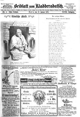 Kladderadatsch Sonntag 17. Januar 1875