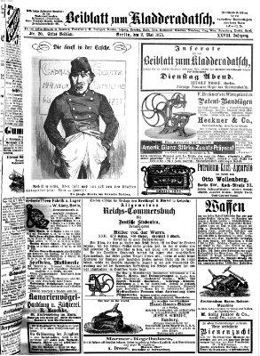 Kladderadatsch Sonntag 2. Mai 1875