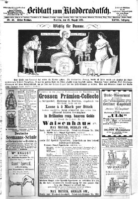 Kladderadatsch Sonntag 29. August 1875