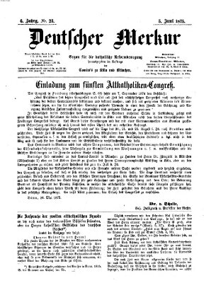 Deutscher Merkur Samstag 5. Juni 1875