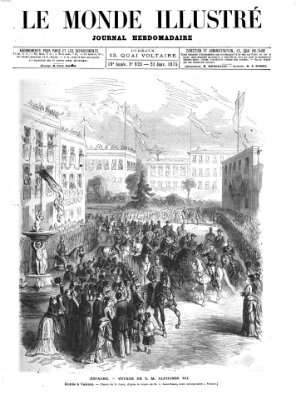 Le monde illustré Samstag 23. Januar 1875