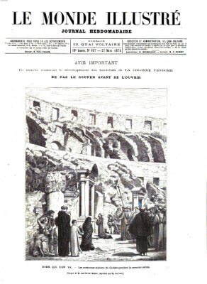 Le monde illustré Samstag 27. März 1875