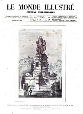 Le monde illustré Samstag 5. Juni 1875