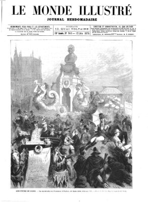 Le monde illustré Samstag 12. Juni 1875