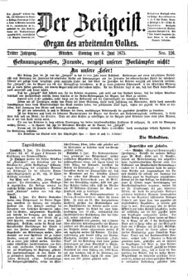Der Zeitgeist Sonntag 6. Juni 1875