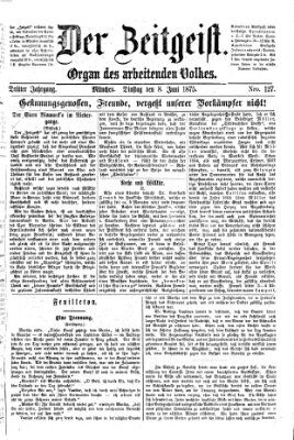 Der Zeitgeist Dienstag 8. Juni 1875