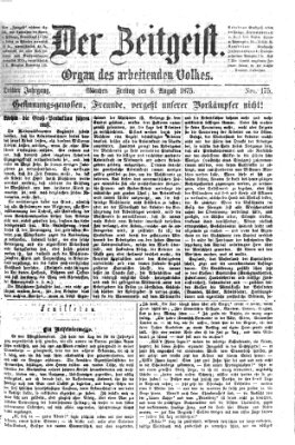 Der Zeitgeist Freitag 6. August 1875