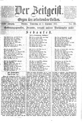 Der Zeitgeist Donnerstag 2. September 1875