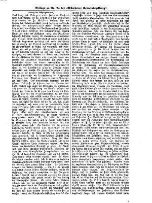 Münchener Gemeinde-Zeitung Donnerstag 25. März 1875