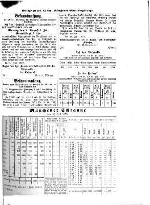 Münchener Gemeinde-Zeitung Sonntag 1. August 1875