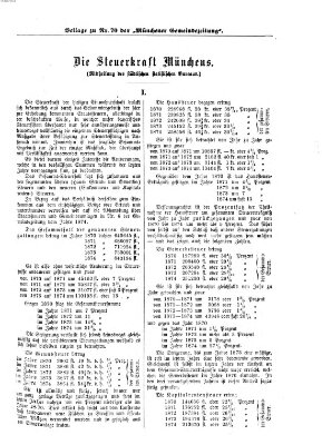 Münchener Gemeinde-Zeitung Donnerstag 2. September 1875