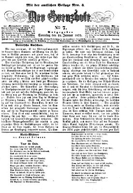 Der Grenzbote Sonntag 24. Januar 1875