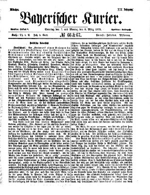 Bayerischer Kurier Sonntag 7. März 1875