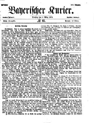 Bayerischer Kurier Dienstag 9. März 1875