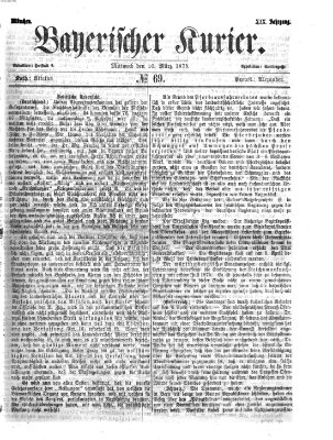 Bayerischer Kurier Mittwoch 10. März 1875