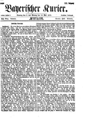 Bayerischer Kurier Sonntag 9. Mai 1875