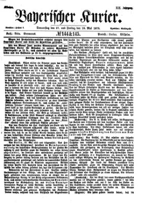 Bayerischer Kurier Donnerstag 27. Mai 1875