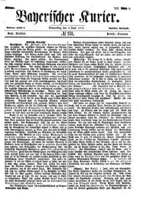 Bayerischer Kurier Donnerstag 3. Juni 1875