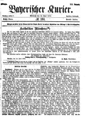 Bayerischer Kurier Mittwoch 16. Juni 1875