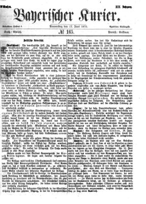 Bayerischer Kurier Donnerstag 17. Juni 1875