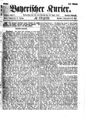 Bayerischer Kurier Freitag 25. Juni 1875