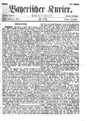 Bayerischer Kurier Samstag 26. Juni 1875