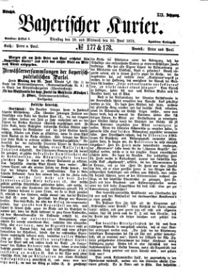 Bayerischer Kurier Mittwoch 30. Juni 1875