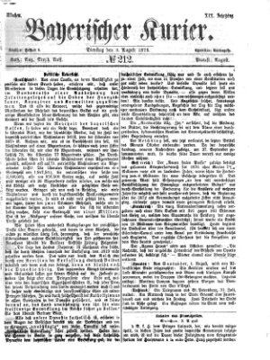 Bayerischer Kurier Dienstag 3. August 1875