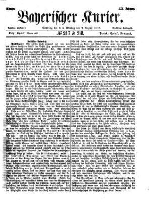 Bayerischer Kurier Montag 9. August 1875