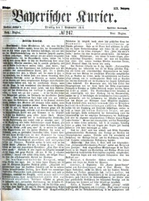 Bayerischer Kurier Dienstag 7. September 1875