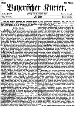 Bayerischer Kurier Freitag 22. Oktober 1875