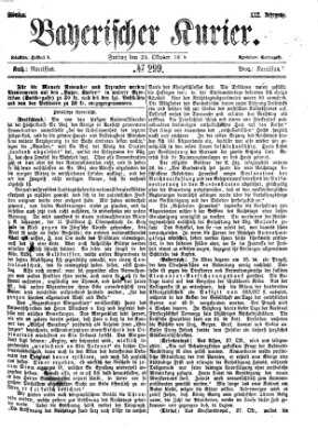 Bayerischer Kurier Freitag 29. Oktober 1875