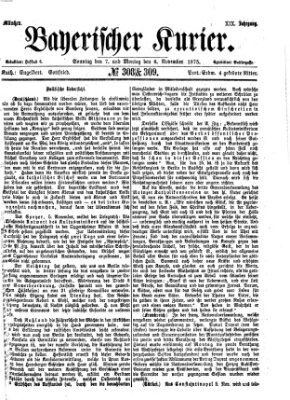 Bayerischer Kurier Montag 8. November 1875