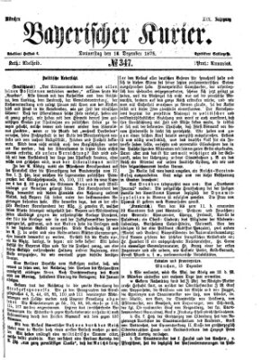 Bayerischer Kurier Donnerstag 16. Dezember 1875