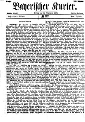 Bayerischer Kurier Freitag 31. Dezember 1875