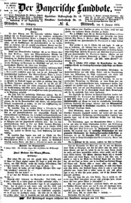 Der Bayerische Landbote Mittwoch 6. Januar 1875