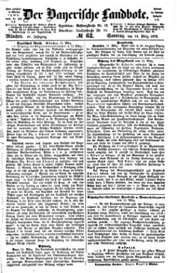 Der Bayerische Landbote Sonntag 14. März 1875