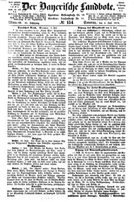 Der Bayerische Landbote Sonntag 4. Juli 1875