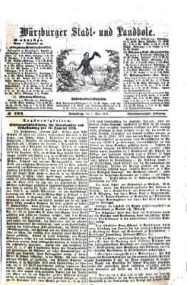 Würzburger Stadt- und Landbote Samstag 1. Mai 1875