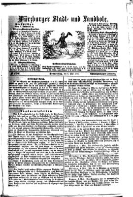 Würzburger Stadt- und Landbote Donnerstag 6. Mai 1875