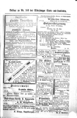 Würzburger Stadt- und Landbote Freitag 7. Mai 1875