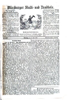 Würzburger Stadt- und Landbote Montag 17. Mai 1875