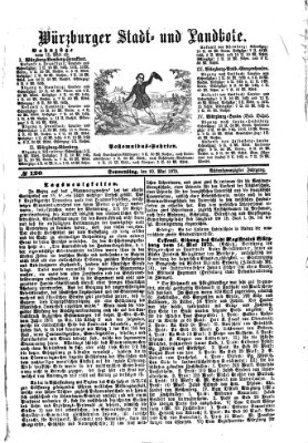 Würzburger Stadt- und Landbote Donnerstag 20. Mai 1875